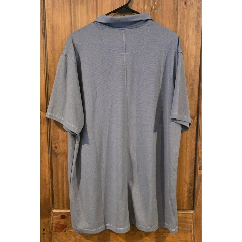 Nike Polo Shirt Mens XL Grey Excellent Dri-FIT Standard Fit Short Sleeve Golf